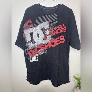 Vintage DC Shoes Black Graphic T-Shirt